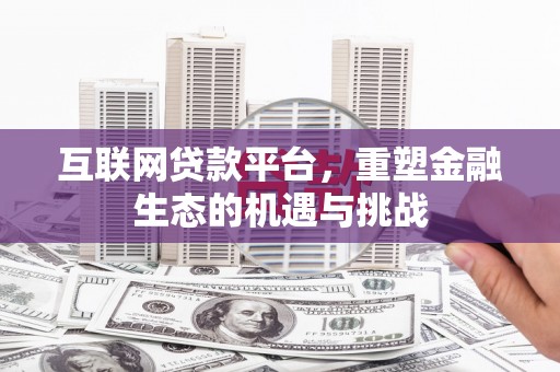 头城互联网贷款平台，重塑金融生态的机遇与挑战