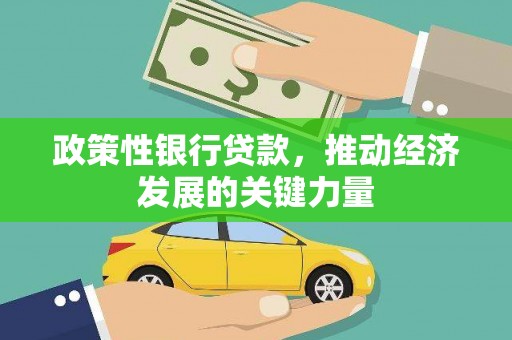 头城政策性银行贷款，推动经济发展的关键力量